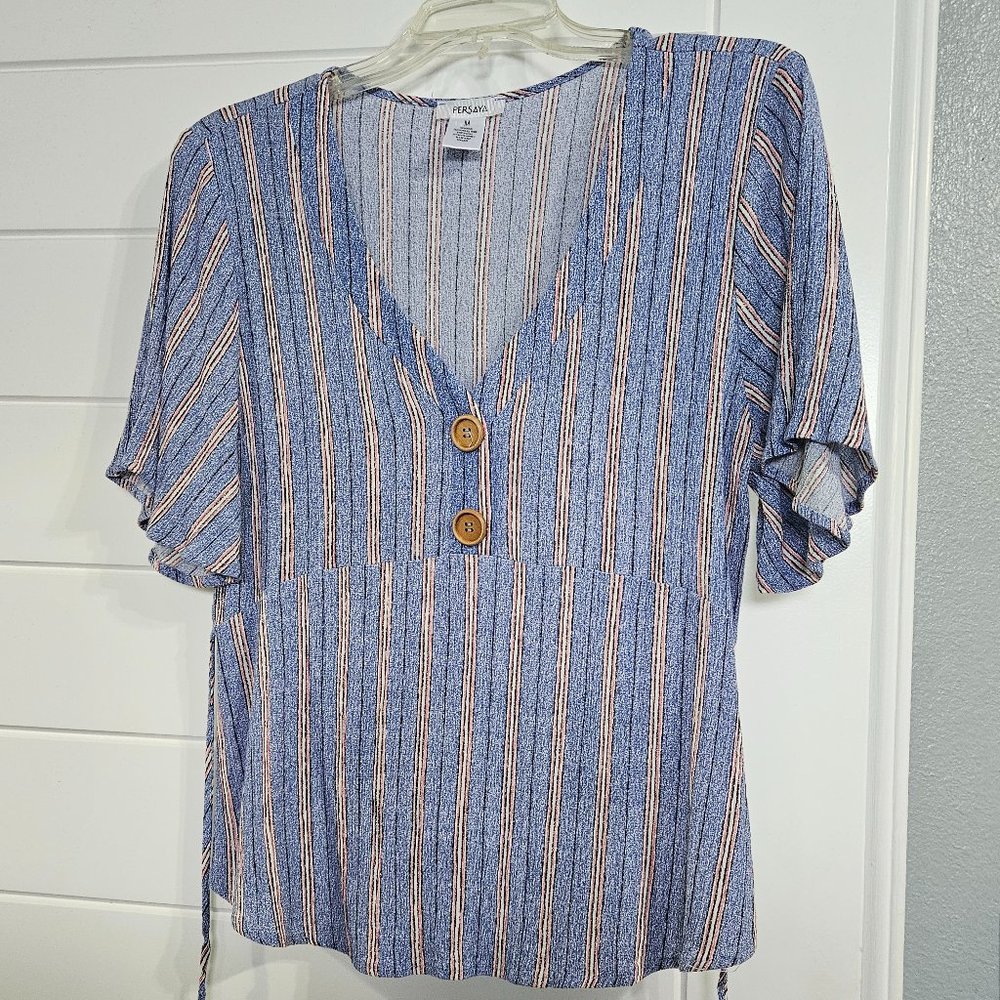 Persaya Women's Medium Short Sleeved Blouse